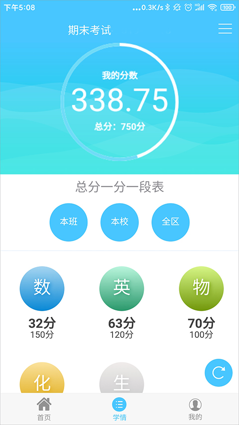 学情达注册查成绩步骤