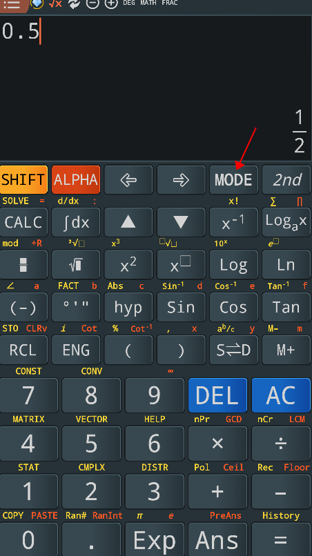 calc business计算器还原方法