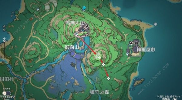 原神4.3绯樱绣球采集路线位置大全 最新绯樱绣球收集图一览[多图]图片4