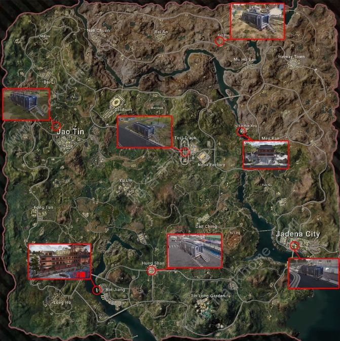 pubg荣都交易所在哪 绝地求生荣都交易所具体坐标位置一览[多图]图片2