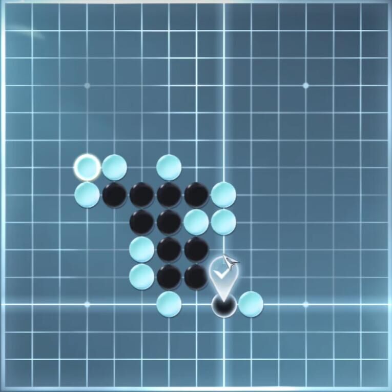 逆水寒手游五子棋残局十二攻略