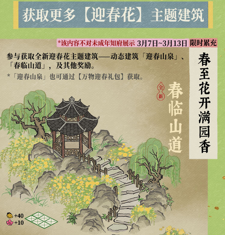 江南百景图迎春花开醉流连怎么玩