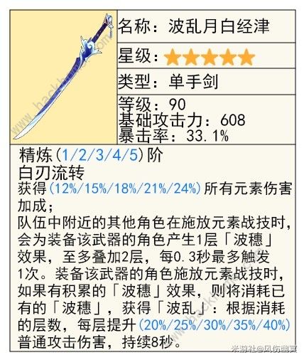 原神千织武器属性是什么 千织专武武器属性推荐[多图]图片13