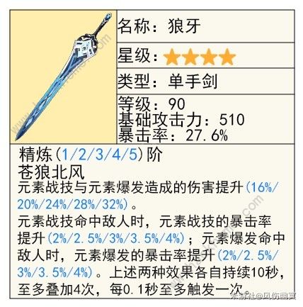 原神千织武器属性是什么 千织专武武器属性推荐[多图]图片8