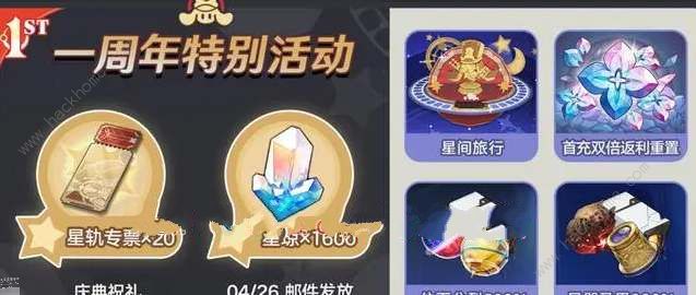 崩坏星穹铁道一周年特别活动奖励是什么 1周年福利奖励一览[多图]图片1