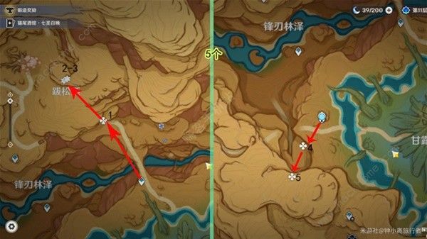 原神新版万相石高效收集路线图 4.7万相石哪里多图片1